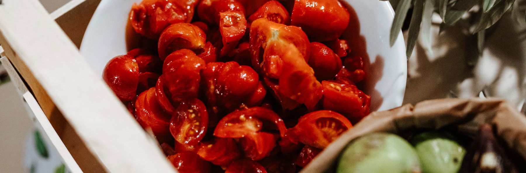 Slider de imagenes - ensalada de tomates