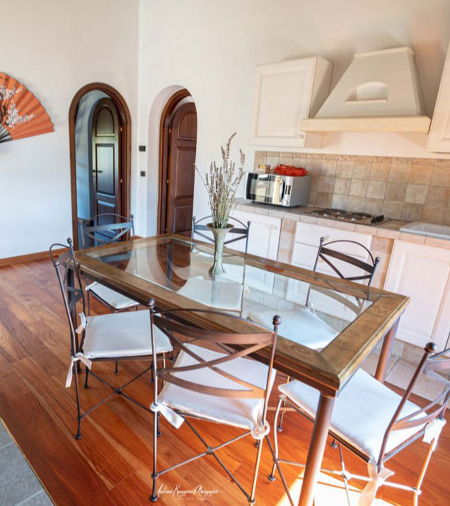Photo of the Dining Room and Kitchen of the Accommodation